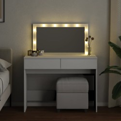 Coiffeuse avec LED blanc 100x40x120 cm 