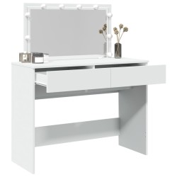 Coiffeuse avec LED blanc 100x40x120 cm 