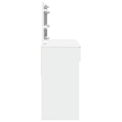 Coiffeuse avec LED blanc 100x40x120 cm 