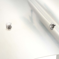 Capot de cheminée Acier inoxydable Argenté  