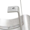 Capot de cheminée Acier inoxydable Argenté  