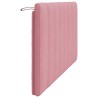 Coussin de tête de lit rose 160 cm velours 