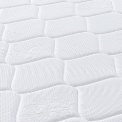 Matelas à ressorts ensachés dureté moyenne 90x190 cm 
