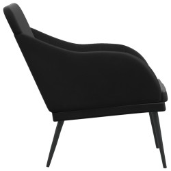 Banc Noir 110x76x80 cm Velours 