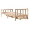 Cadre de lit sans matelas 90x190 cm bois de pin massif 
