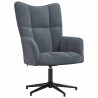 Chaise de relaxation Gris foncé Velours 