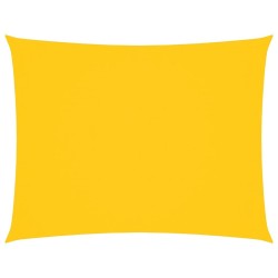 Voile de parasol tissu oxford rectangulaire 3x6 m jaune 