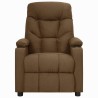 Fauteuil inclinable Marron Tissu 
