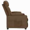 Fauteuil inclinable Marron Tissu 