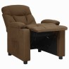 Fauteuil inclinable Marron Tissu 