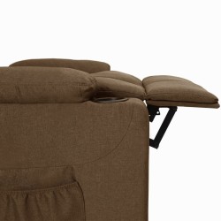 Fauteuil inclinable Marron Tissu 