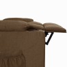 Fauteuil inclinable Marron Tissu 