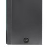 Armoire de salle de bain à miroir LED gris brillant 50x13x70 cm 