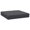 Coussins de palette lot de 2 anthracite tissu oxford 