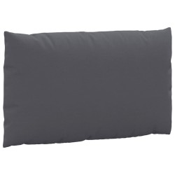 Coussins de palette lot de 2 anthracite tissu oxford 