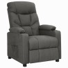 Fauteuil inclinable Gris foncé Tissu 