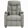 Fauteuil inclinable Gris clair Tissu 
