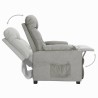 Fauteuil inclinable Gris clair Tissu 