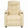 Fauteuil inclinable Crème Tissu 