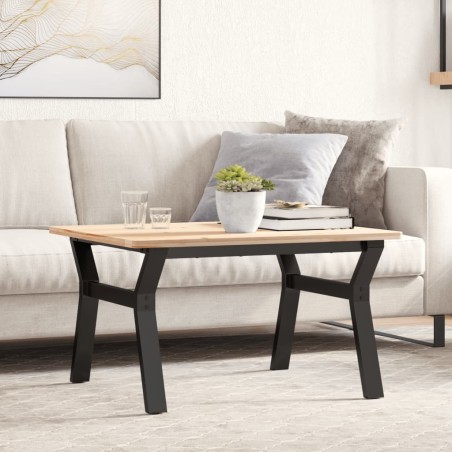 Pieds de table basse cadre en Y 70x60x43 cm acier 