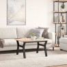 Pieds de table basse cadre en Y 70x60x43 cm acier 