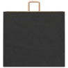 Sacs en papier 50 pcs avec poignées noir 54x15x49 cm 