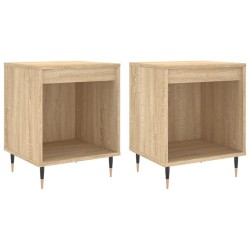 Tables de chevet 2 pcs chêne sonoma 40x35x50 cm bois ingénierie 