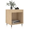 Tables de chevet 2 pcs chêne sonoma 40x35x50 cm bois ingénierie 