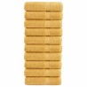Serviettes de bain de qualité supérieure SOLUND 10 pcs doré 
