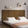 Tête de lit murale Marron miel 166x3x91,5 cm Bois massif de pin 