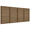 Tête de lit murale Marron miel 166x3x91,5 cm Bois massif de pin 