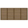 Tête de lit murale Marron miel 166x3x91,5 cm Bois massif de pin 