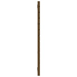 Tête de lit murale Marron miel 166x3x91,5 cm Bois massif de pin 