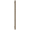 Tête de lit murale Marron miel 166x3x91,5 cm Bois massif de pin 