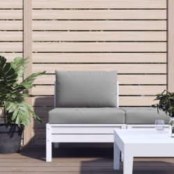 Coussins de palette lot de 2 gris tissu oxford 