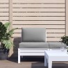 Coussins de palette lot de 2 gris tissu oxford 