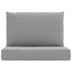 Coussins de palette lot de 2 gris tissu oxford 