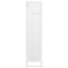 Portant de bois chauffage blanc 25x25x100 cm 