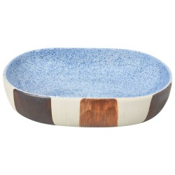 Vasque à poser multicolore ovale 59x40x14 cm céramique 
