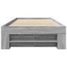 Cadre de lit sans matelas sonoma gris 90x190 cm 