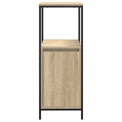 Meuble de salle de bain avec étagères chêne sonoma 36x35x95 cm 