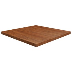 Dessus de table carré Marron foncé 90x90x4cm Bois chêne traité 