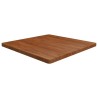 Dessus de table carré Marron foncé 90x90x4cm Bois chêne traité 