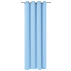Rideau occultant avec œillets métalliques 270 x 245 cm Turquoise 