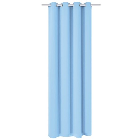 Rideau occultant avec œillets métalliques 270 x 245 cm Turquoise 
