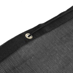Filet de conteneur PEHD 3,5 x 7 m Noir 
