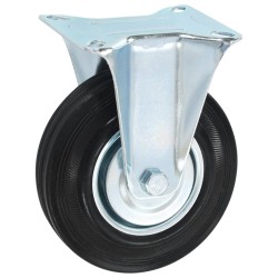 24 pcs Roulettes fixes 125 mm 