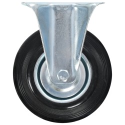 24 pcs Roulettes fixes 125 mm 