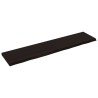 Dessus de table marron foncé bois chêne massif traité 