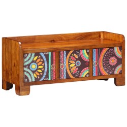 Banc à chaussures90x35x40 cm en bois massif d'acacia 